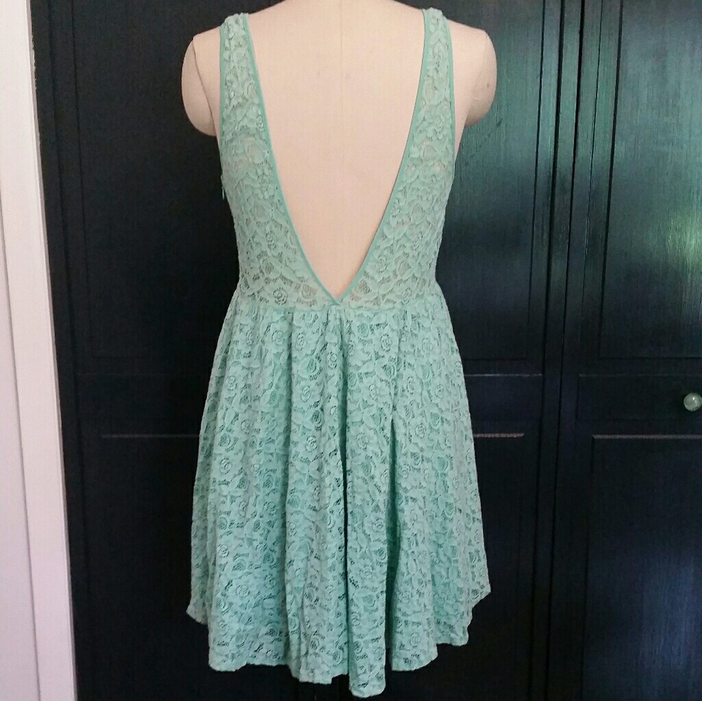Modcloth Lace Dress - Gem Modcloth Lace Dress - Gem